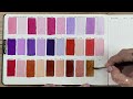 PART 2: Exploring MeiLiang Watercolors - Swatching Extravaganza! 🎨