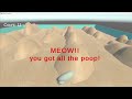 Cat's toilet (game playing display for my game homework)