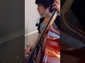Jacob trying jazz tune for the 1st time on upright bass