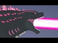 Evolved Godzilla vs Shin Godzilla | Godzilla x Kong : The New Empire animation | DinoMania