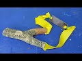 how to make slingshot at home easy with simple things DIY