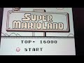 Santa plays super mario land.