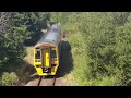 (15/7/22, Bow Street bridge) 158826 on 1I24 1530 Aberystwyth & Pwllheli to Birmingham International