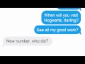 If Harry Potter Characters Texted