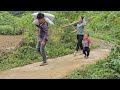 The whole family plants a new corn crop - Daily life of a small family | Hà Tòn Chài