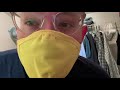 Face Mask Unboxing - Los Angeles Apparel, Yellow - ASMR