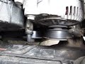 VW 1.9l AAZ diesel overrun (clutched) alternator pulley install BEFORE.