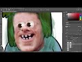 Making Cursed Realistic Cartoons in Photoshop