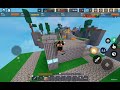 Carrying my friend @Sunnysam505 In Roblox Bedwars