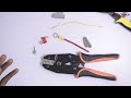 how to use wire crimping tool | climping tool | electreca