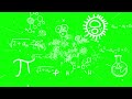 300 IQ Math Physic Formula & Scientific Backgrounds Effect | Alpha Channel Green Screen No Copyright