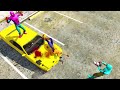 GTA 5 Water Ragdolls Rainbow Spiderman Jumps/Fails (Euphoria Physics | Funny Moments) #4