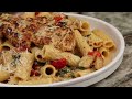 Creamy Tuscan Chicken Pasta Recipe! Easy Pasta Recipe