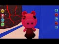Peppa Pig and Piggy - SONIC PRISON RUN Roblox