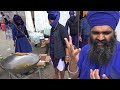 Peas & Soya Mince Curry + Pakoras | Free Langar Food Cooked by Punjabi Sikh Nihang Singh Khalsa