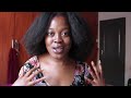 BLOWING OUT MY NATURAL HAIR| TENSION METHOD | MALAWIAN YOUTUBER