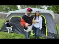 CORE 10 Person Lighted Instant Cabin Tent Setup, Tear Down and First Impression