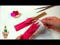 2. How  to fold an Origami Crane Chopsticks Holder. 簡単折り紙：鶴のお箸入れ：crane chopstick holder：折り紙　お箸入れ