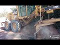 patrolamento com motoniveladora Caterpillar 120k Caterpillar Patrol motor grader