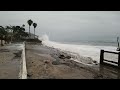 Powerful Waves Crash against Beach Houses and Destroy Parking Lot | Raw Footage