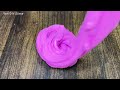 PINK vs PURPLE I Mixing random into Glossy Slime I Satisfying YEN Slime Video #575