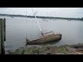 Abandoned Sail boat Staten island !!!
