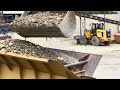 River stone crushing