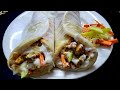 Pakistani spicy Chicken Shawarma recipe with 2 types of shawarma sauce and pita bread.