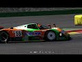 Mazda 787B @ Spa Assetto Corsa (PC) silver hotlap challenge 2m14s (TV cameras)