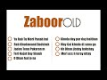 Masihi Zaboor || Top training Punjabi zaboor / Old version zaboor 2022