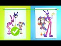 How to color Pomni & Jax LOVESTORY [The Amazing Digital Circus]