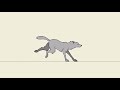 Wolf run cycle - FlipaClip