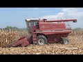 The First Produced Axial-Flow Combine - International 1460 Axial-Flow Combine Harvesting Corn