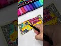 Drawing on a $1 bill with POSCA Markers #satisfying