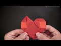How to Make a Heart Envelope - Origami