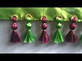 How to make saree kuchu unique design with beads  Lakshmi Designs