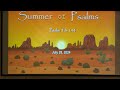 PCCC 2024-07-28 Summer of Psalms: 5 & 144