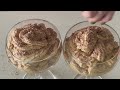 Coffee mousse, easy and very delicious dessert recipe