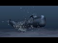 Submarine Implosion + Sinking Simulation of the ARA San Juan | Similar: KRI Nanggala 402, Titan