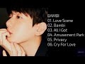 EXO Baekhyun백현 -  3rd Mini Album 'Bambi' Playlist
