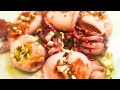 Grilled calamari with garlic sauce - basic recipe