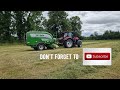 Silage Round 2 at Fairfield Farm  Case and McHale Fusion4 beating the grey skies