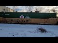 Finally got a chance to make another video , it's an intermodal rolling through .