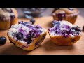 Tasty Homemade Blueberry Muffin Recipe | How To Make Delicious Blueberry Muffins At Home