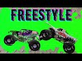 Monster Jam INSANE Racing, Freestyle and High Speed Jumps #14 | BeamNG Drive | Grave Digger