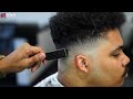 *FULL LENGTH* FOR BEGINNERS HAIRCUT TUTORIAL: MID FADE CURLY TOP