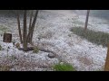 Granizo em Alto Paraíso - rimou - 20/10/2014