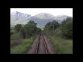 Steam to Mallaig 1985 Driver's eye view