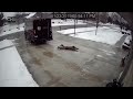 UPS Delivery Guy vs. Icy Driveway