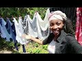 How we do laundry in Africa without a washing machine/the result is outstanding!